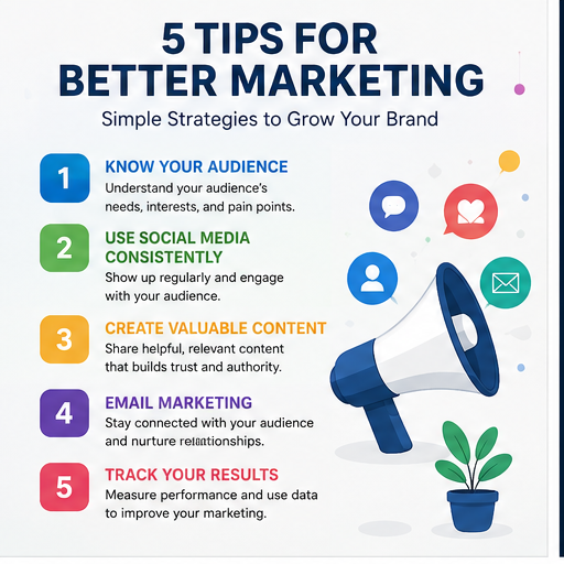5 tips for better marketing checklist