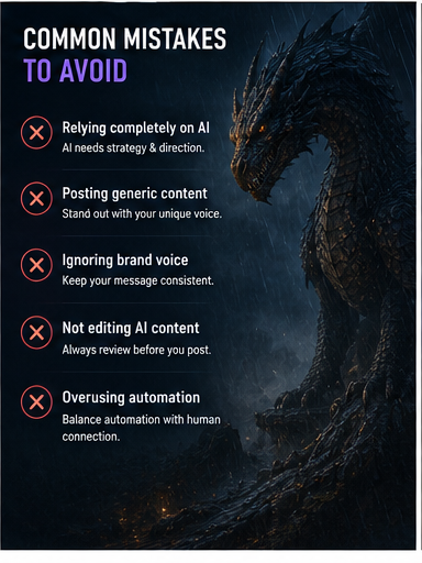 AI Common mistakes to avoid graphic